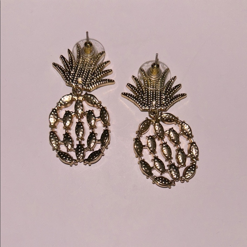Colorful Pineapple Earrings - Picture 2 of 2